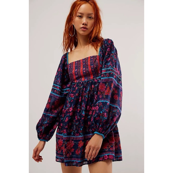 Free People Endless Afternoon Mini Dress - Picture 1 of 8